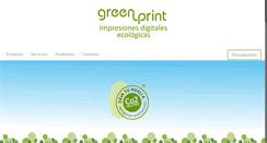 Desktop Screenshot of greenprint.com.py