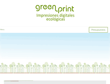 Tablet Screenshot of greenprint.com.py
